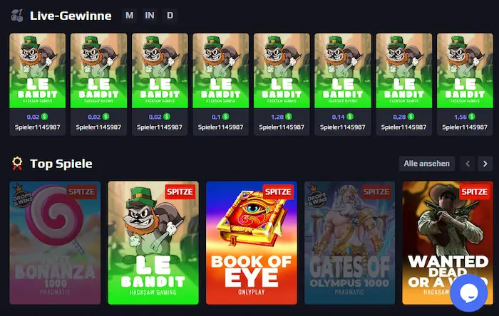 RooStake Casino games
