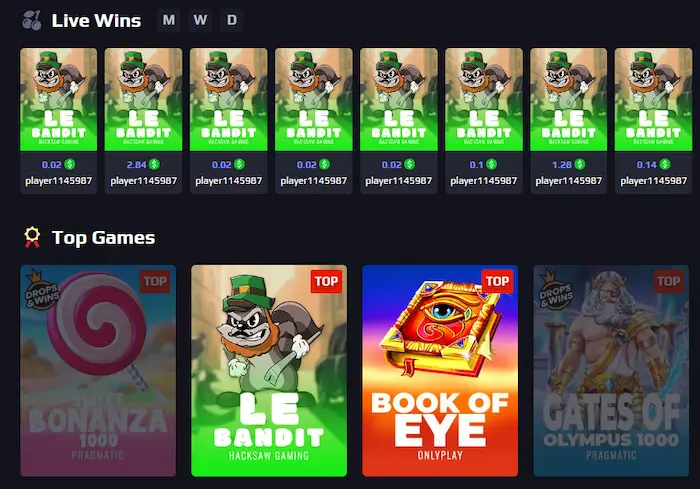 RooStake Casino games